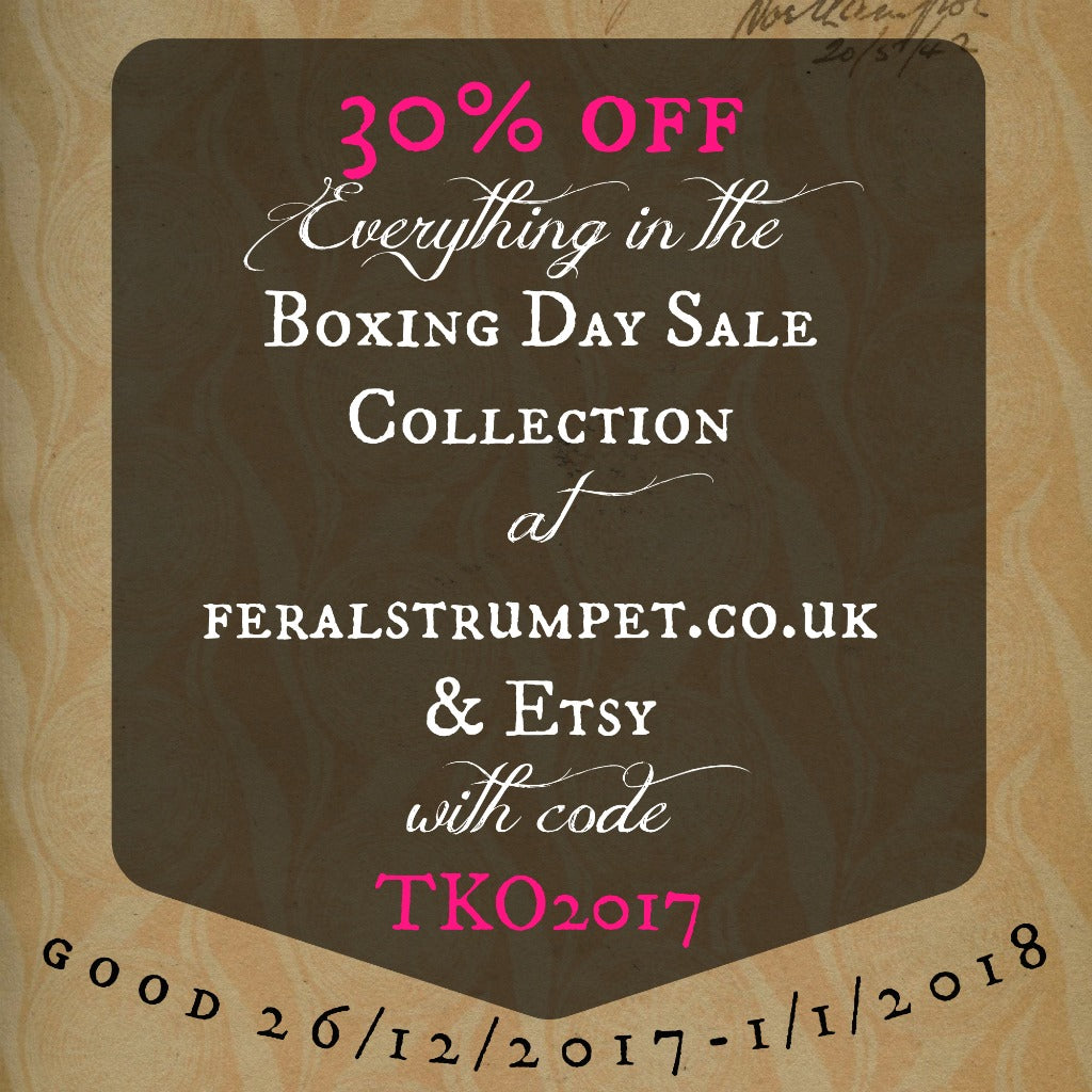 Boxing Day Sale at Feral Strumpet