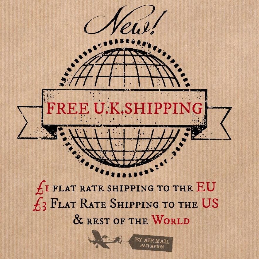 NEW FREE SHIPPING ON ALL UK ORDERS